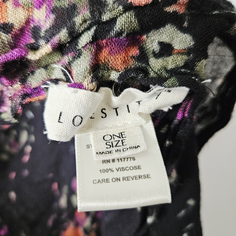Lovestitch Floral Kimono One Size Cover Up Flowy Boho - Picture 4 of 4